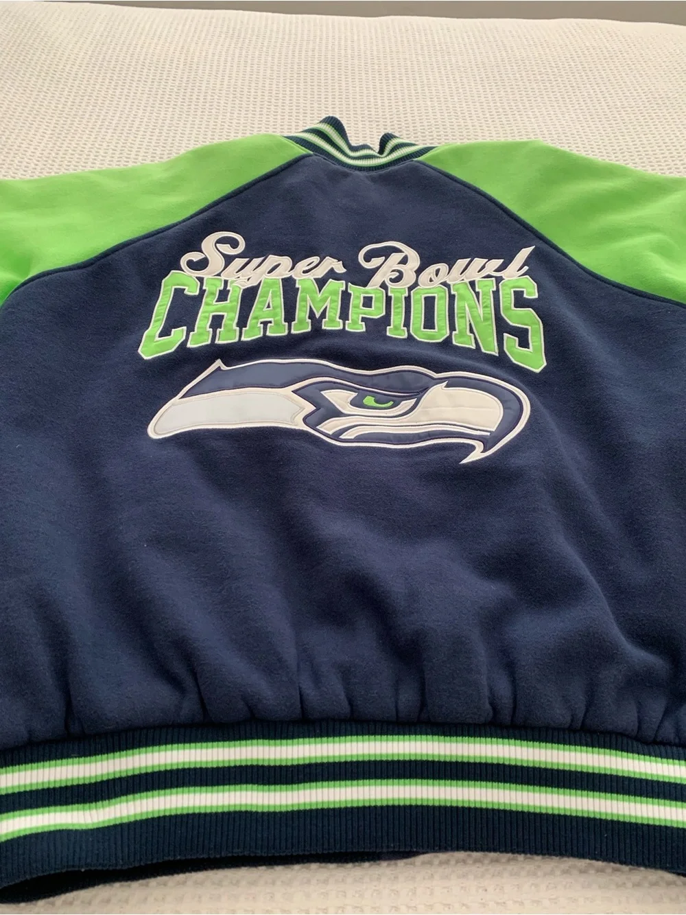 NFL Seattle Seahawks Jacket Super Bowl XLVIII Size XL